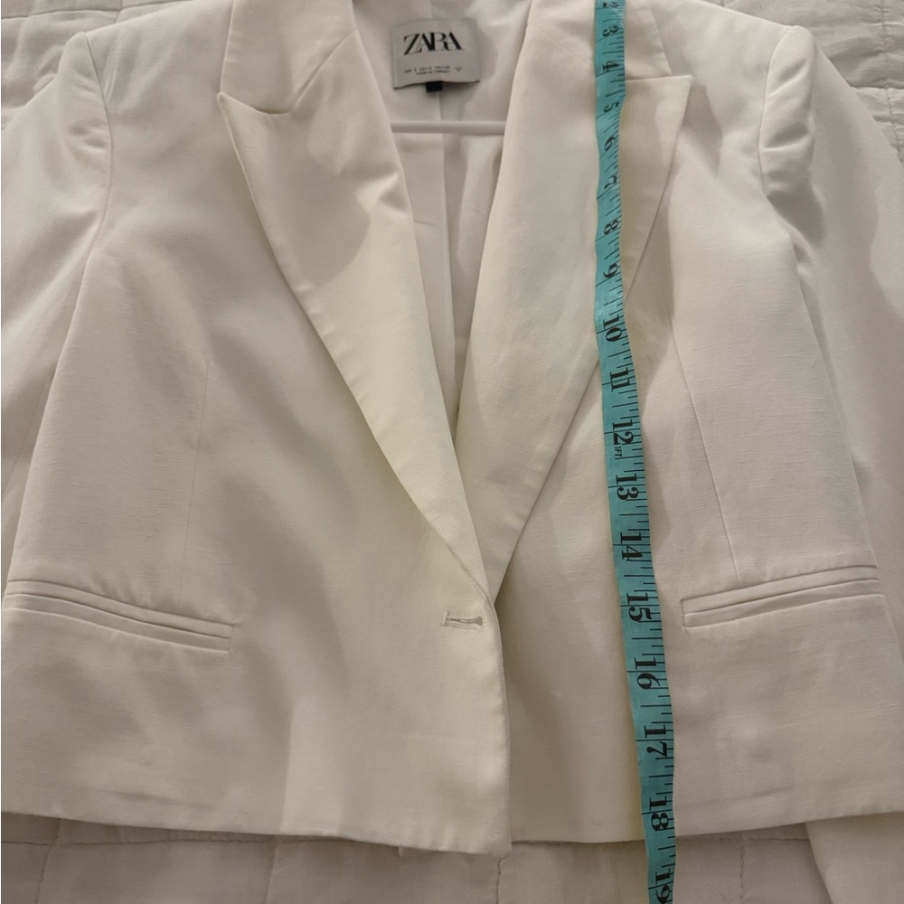 Zara Women's Cream Blazer - Picture 5 of 5